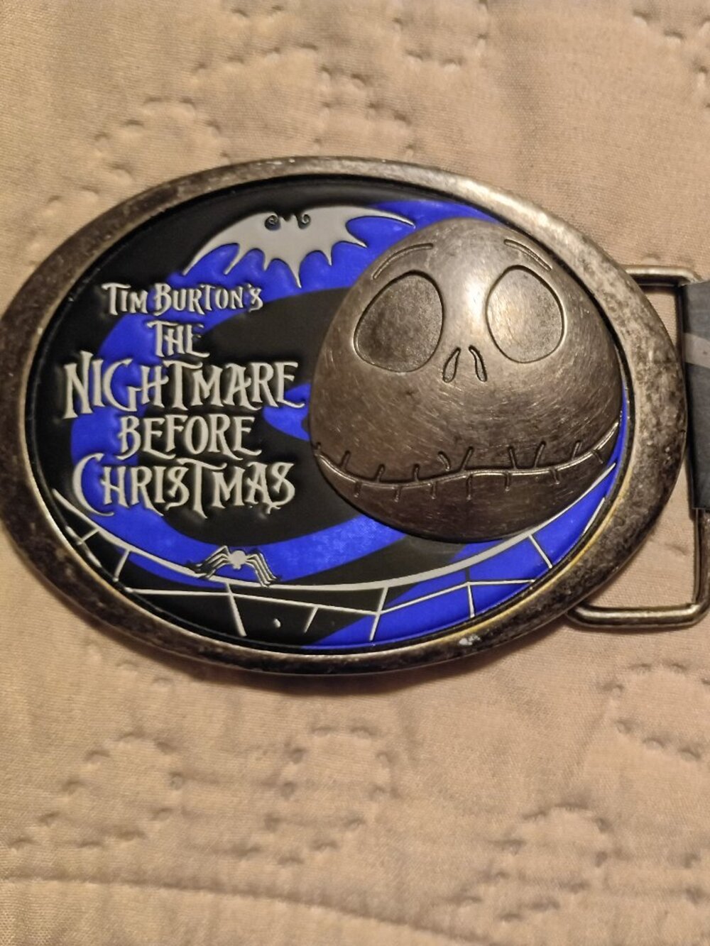 New Disney Nightmare Before Christmas Jack Skellington Belt Buckle